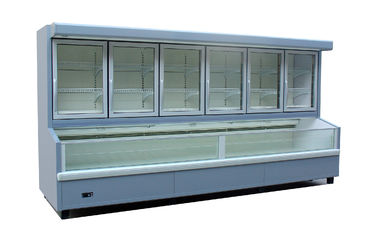 R404A संयुक्त प्रशीतित खाद्य प्रदर्शन मंत्रिमंडलों आइसक्रीम प्रदर्शन फ्रीजर